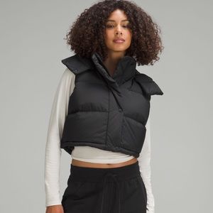 Wunder puff super cropped vest